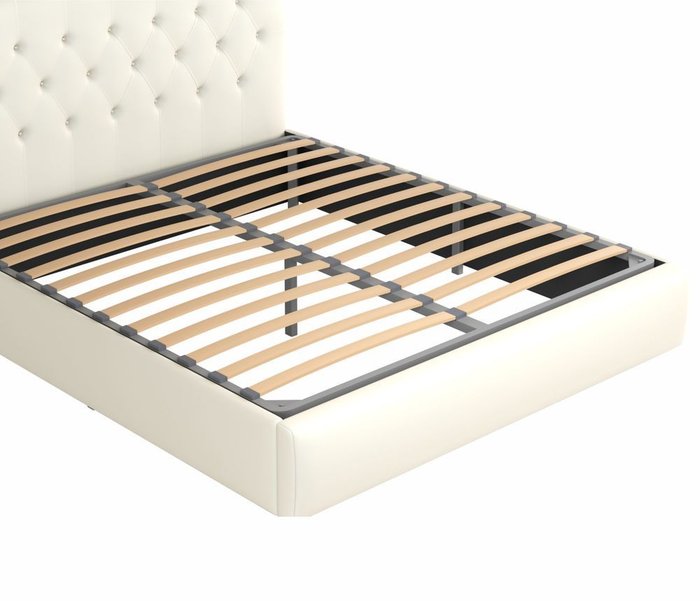 Кровать Амели 180х200 белого цвета с матрасом - лучшие Кровати для спальни в INMYROOM