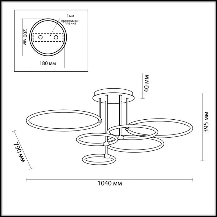 Потолочная LED люстра с ПДУ Lumion Ursula 5283/99CL кольцо - купить Потолочные люстры по цене 20990 Потолочная LED люстра с ПДУ Lumion Ursula 5283/99CL кольцо - купить Потолочные люстры по цене 20990
