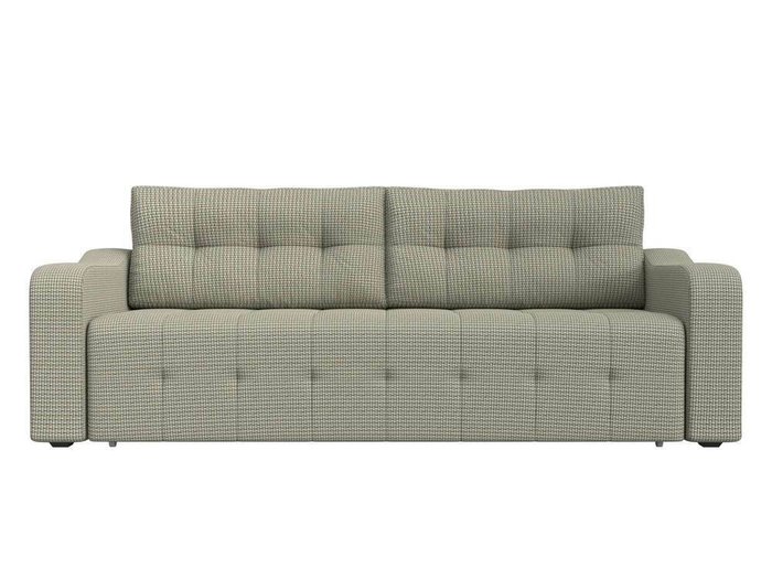 Прямой диван-кровать Лиссабон серо-бежевого цвета - купить Прямые диваны по цене 45999.0