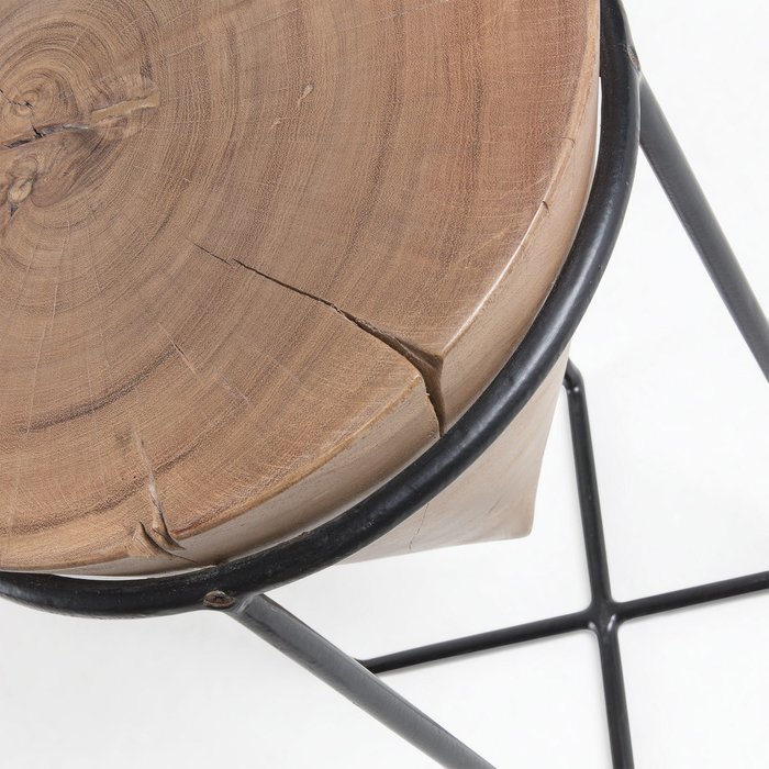 Кофейный стол Jayd из массива дерева и металла - лучшие Кофейные столики в INMYROOM