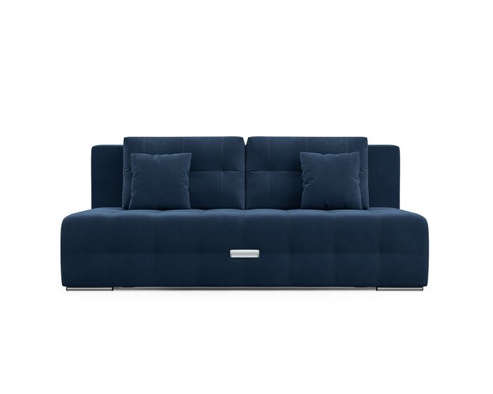 Прямой диван-кровать Марсель 4 темно-синего цвета - купить Прямые диваны по цене 36490.0