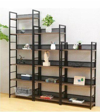Стеллаж Raw R4 бежево-черного цвета - лучшие Стеллажи в INMYROOM