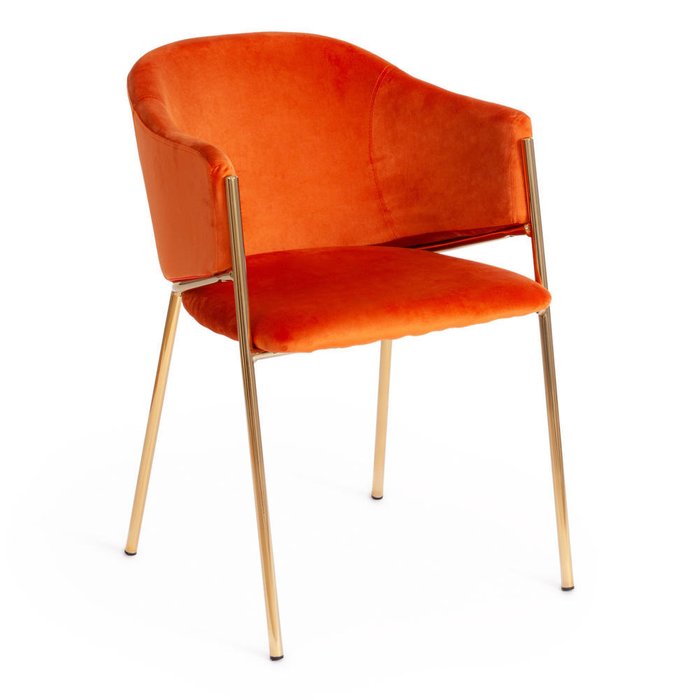 Набор из двух стульев Kronos оранжевого цвета - купить Обеденные стулья по цене 15920.0