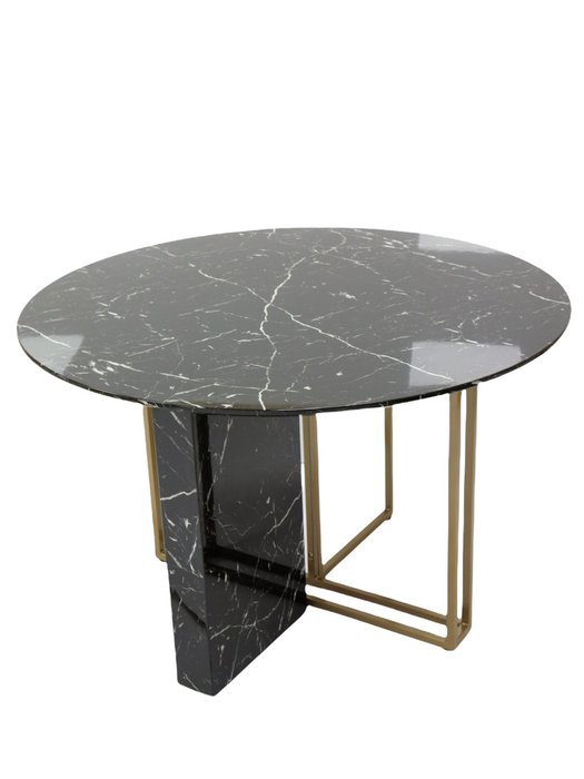 Стол обеденный Веспер цвета черный мрамор - купить Обеденные столы по цене 68586.0