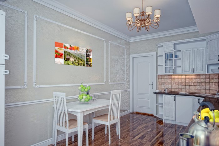Репродукция на стекле Living in toscany  - купить Картины по цене 4990