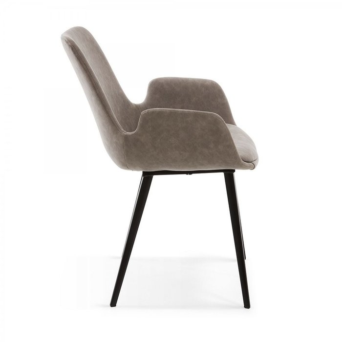 Стул Hermann из микрофибры коричневого цвета - купить Обеденные стулья по цене 20990.0