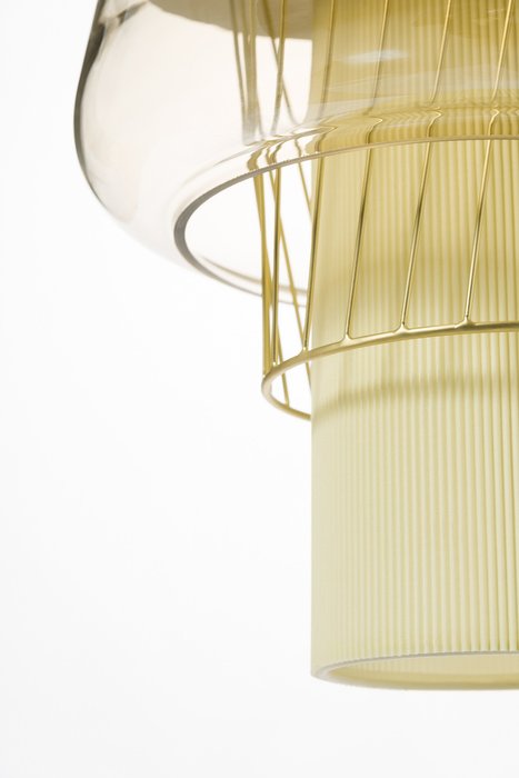 Подвесной светильник Silk Road золотого цвета - купить Подвесные светильники по цене 41600.0