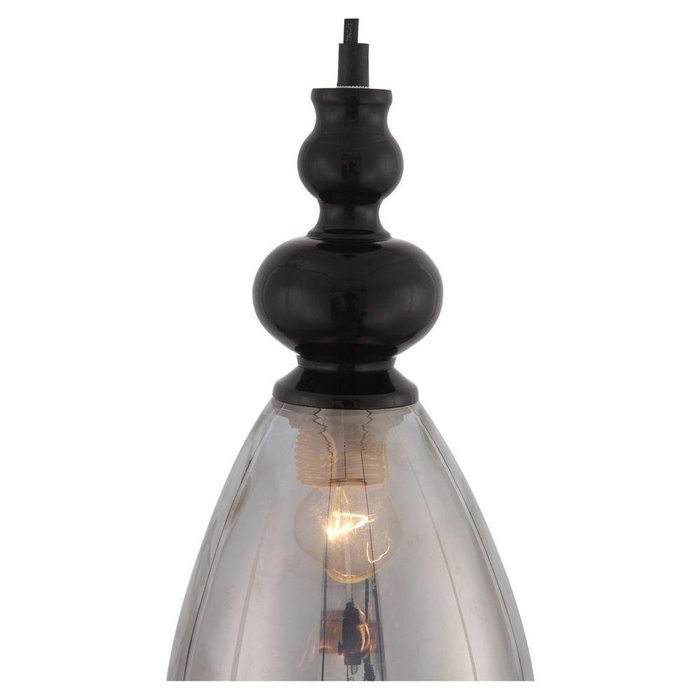 Подвесной светильник Bacineto с плафоном дымчатого цвета - лучшие Подвесные светильники в INMYROOM