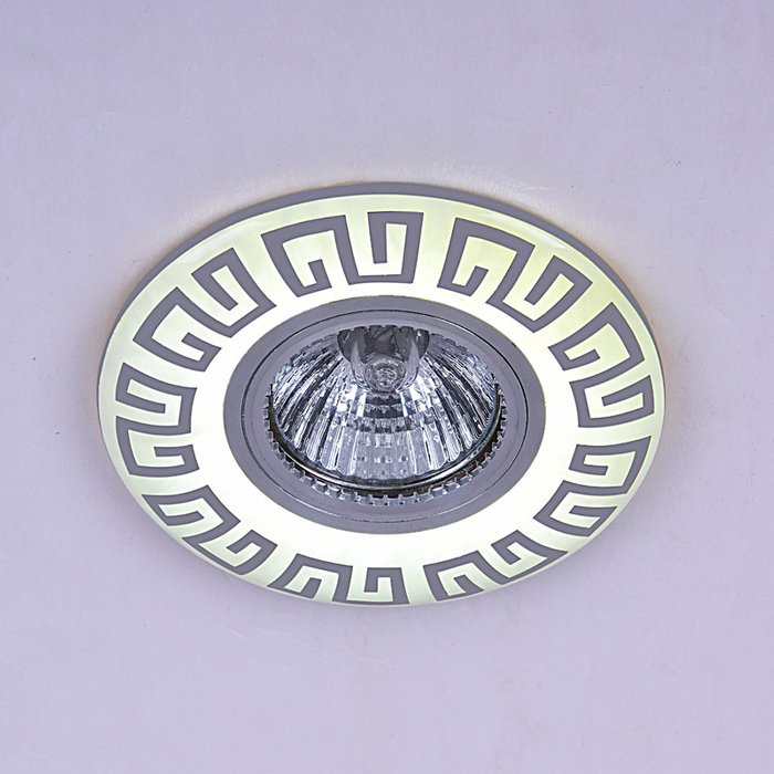 Встраиваемый светильник 09504-9.0-001MN MR16+LED3W WH/CR (полимер, цвет белый) - лучшие Встраиваемые споты в INMYROOM Встраиваемый светильник 09504-9.0-001MN MR16+LED3W WH/CR (полимер, цвет белый) - лучшие Встраиваемые споты в INMYROOM