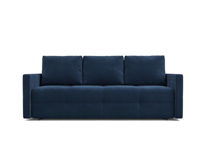 Прямой диван-кровать Марсель 2 темно-синего цвета - купить Прямые диваны по цене 37690.0