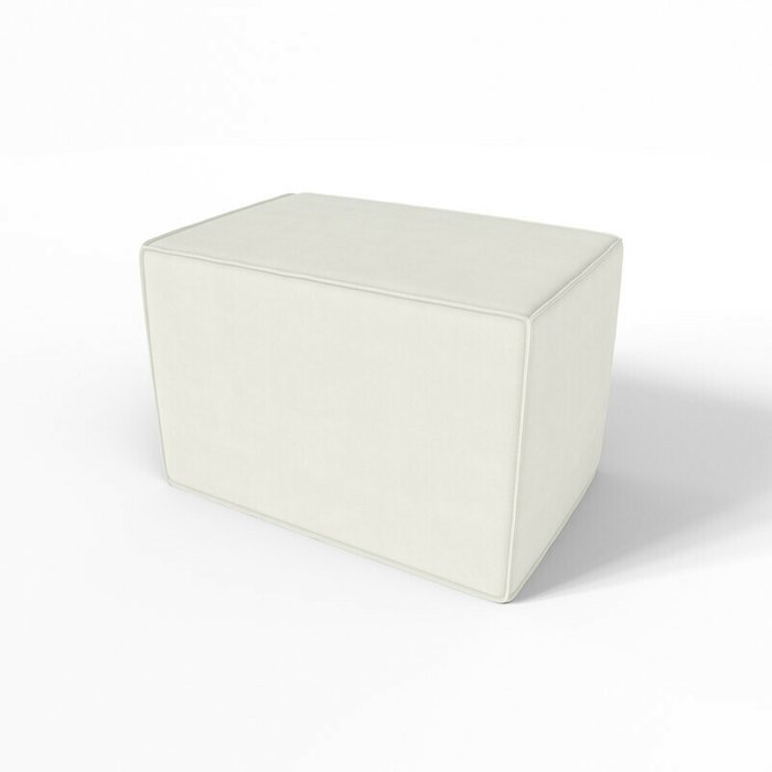 Банкетка Куб 60 белого цвета