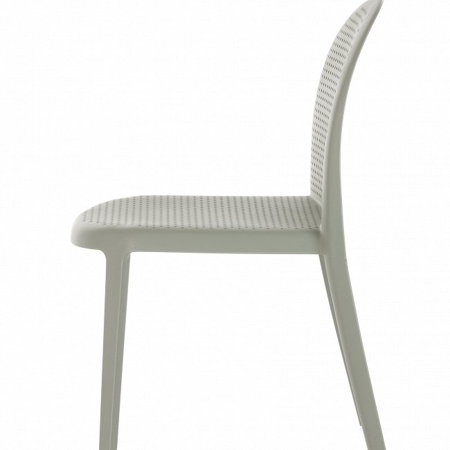 Стул из пластика серого цвета - купить Обеденные стулья по цене 6489.0
