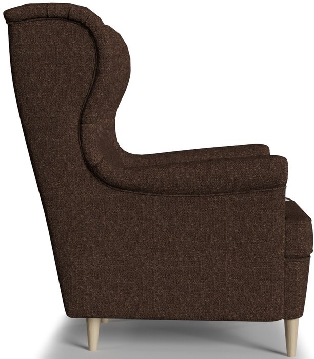 Кресло Торн Brown темно-коричневого цвета - лучшие Интерьерные кресла в INMYROOM