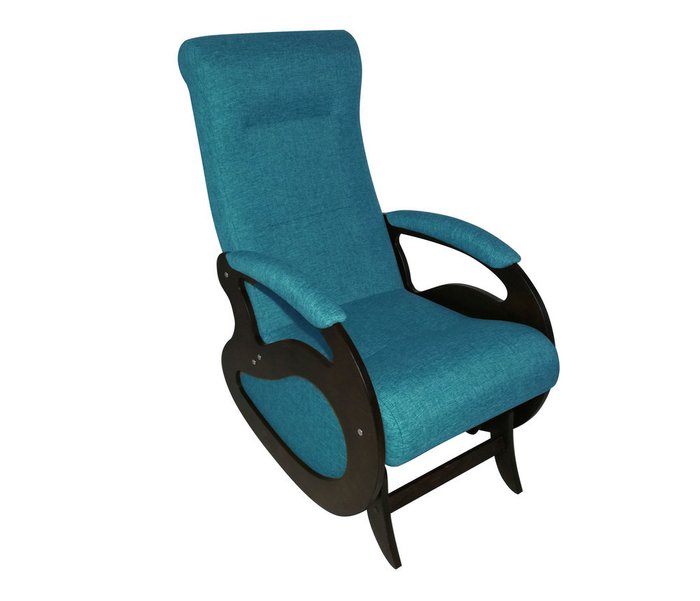 Кресло-качалка Маятник светло-синего цвета