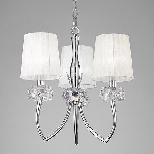 Люстра Loewe 3L (хром)