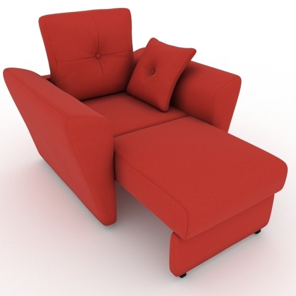 Кресло-кровать Neapol красного цвета - купить Интерьерные кресла по цене 9700.0