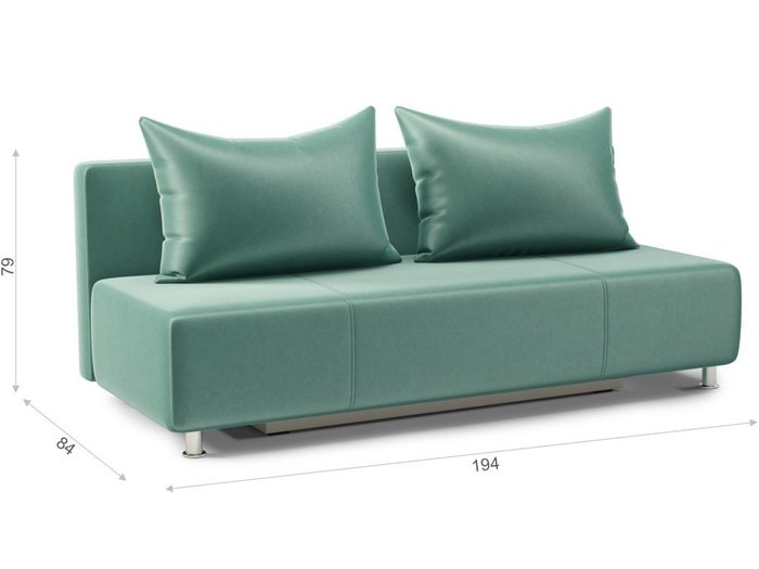 Диван-кровать Глория светло-зеленого цвета - лучшие Прямые диваны в INMYROOM