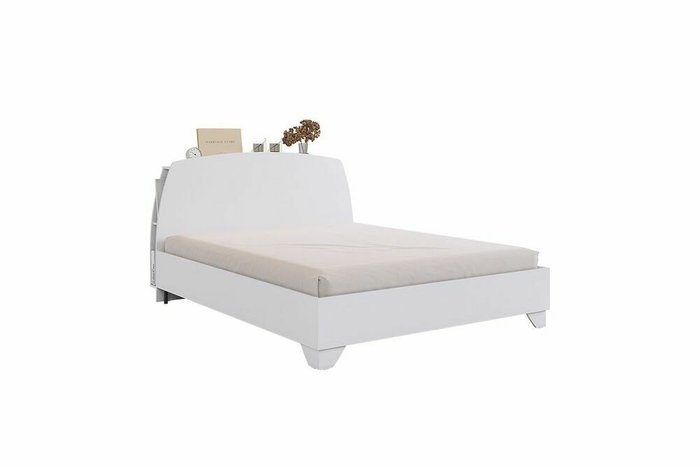 Кровать Виктория-1 160х200 белого цвета  - купить Кровати для спальни по цене 16490.0