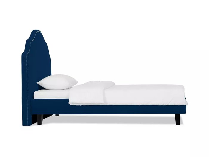 Кровать Princess II L 120х200 темно-синего цвета - купить Кровати для спальни по цене 60440.0