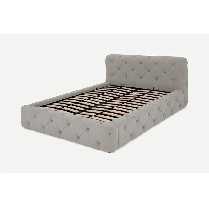 Кровать Sloan 160х200 серого цвета - купить Кровати для спальни по цене 164000.0