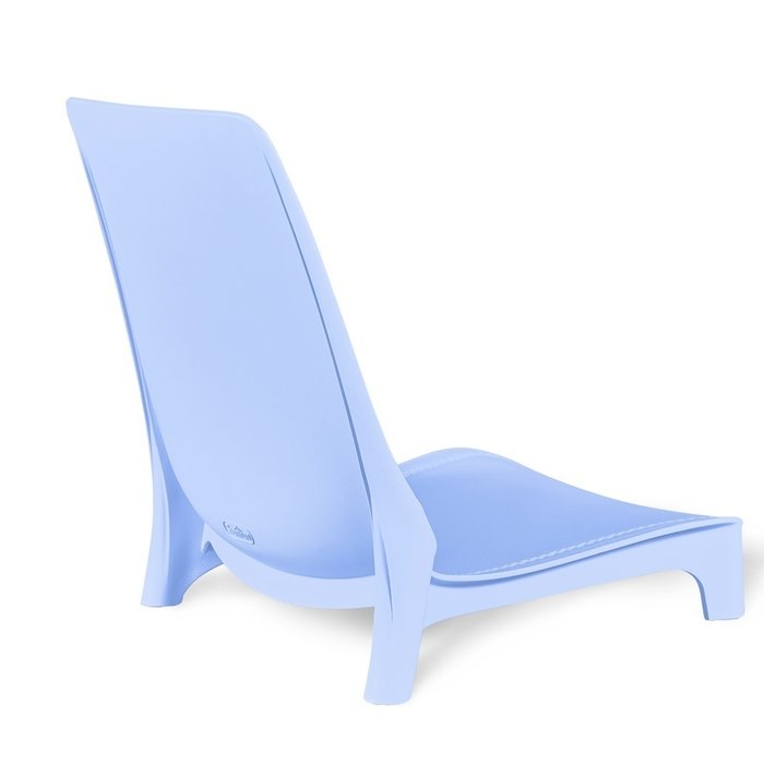 Стул Cecil голубого цвета с бежевыми ножками - лучшие Обеденные стулья в INMYROOM
