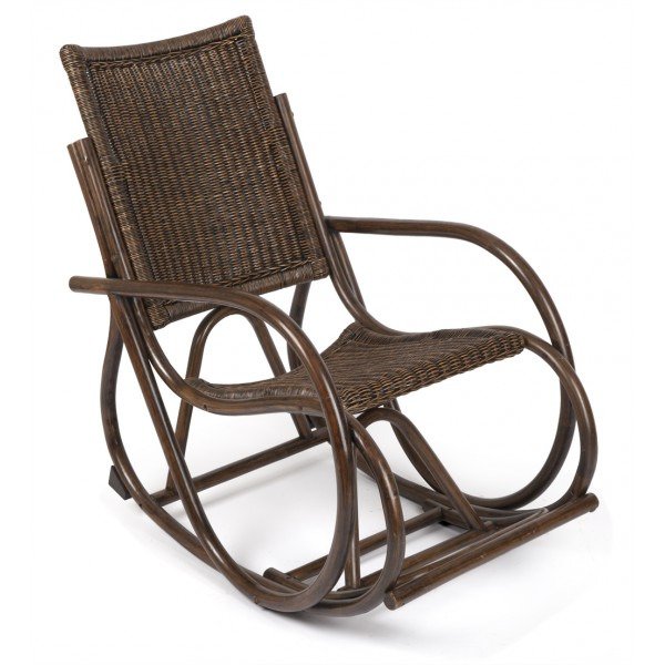 Кресло-качалка Tetchair Radja коричневый античный