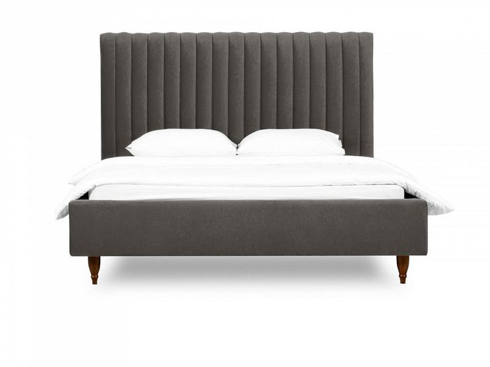 Кровать Dijon 180х200 темно-серого цвета - лучшие Кровати для спальни в INMYROOM