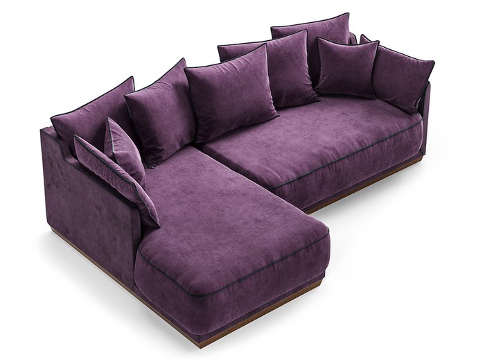 Диван Soho фиолетового цвета - купить Угловые диваны по цене 248800.0