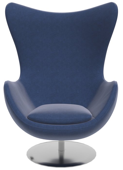 Кресло Egg темно-синего цвета - купить Интерьерные кресла по цене 75000.0
