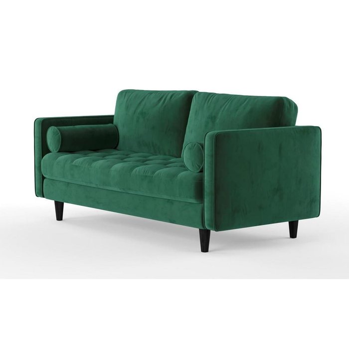 Трехместный раскладной диван Scott SFR  зеленый - купить Прямые диваны по цене 86800.0