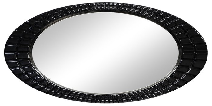 Настенное зеркало Грид Черный глянец - купить Настенные зеркала по цене 14000.0