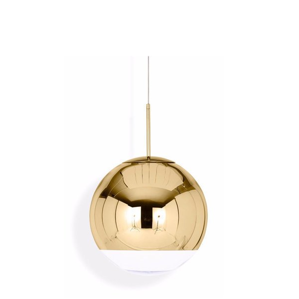 Подвесной светильник Mirror Ball D20 золотого цвета 
