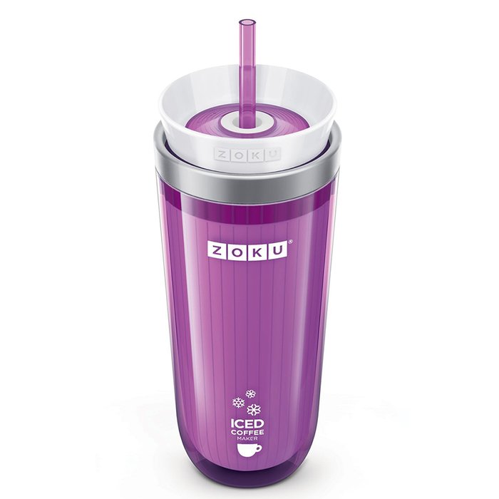 Стакан для охлаждения напитков iced coffee maker фиолетовый Стакан для охлаждения напитков iced coffee maker фиолетовый