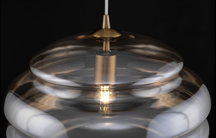 Подвесной светильник Ruche янтарного цвета - лучшие Подвесные светильники в INMYROOM