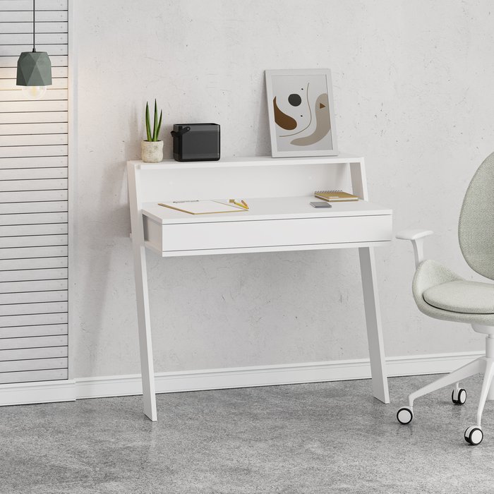 Письменный стол Working table белого цвета - лучшие Письменные столы в INMYROOM