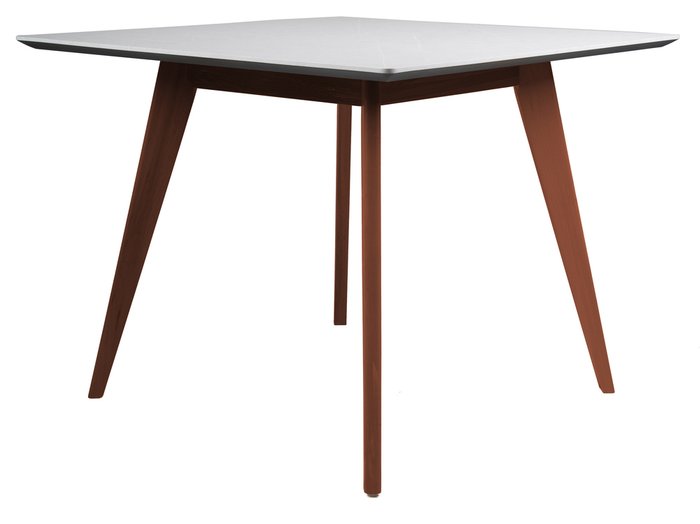 Обеденный стол Лунд цвета мрамор бьанко - лучшие Обеденные столы в INMYROOM