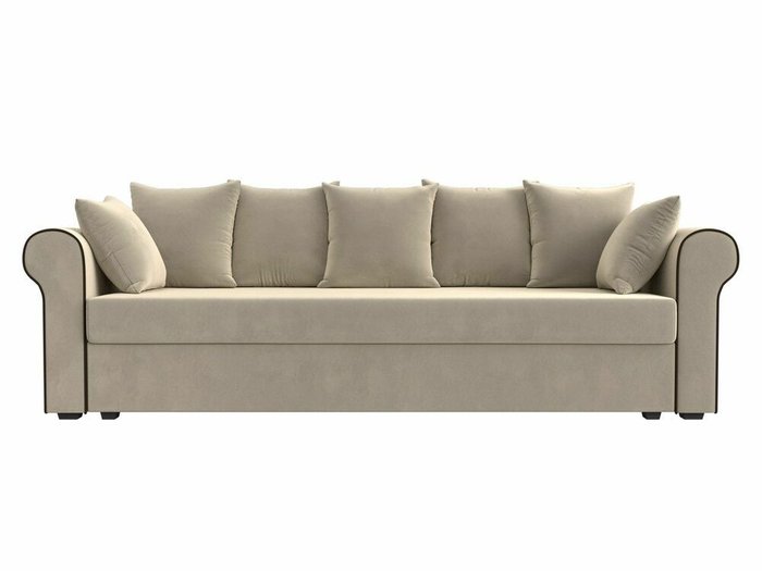 Прямой диван-кровать Рейн бежевого цвета - купить Прямые диваны по цене 28999.0