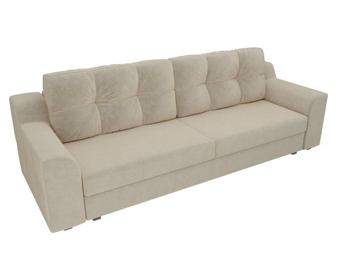 Прямой диван-кровать Сансара бежевого цвета - лучшие Прямые диваны в INMYROOM