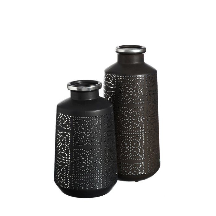 Керамическая ваза черного цвета - купить Вазы  по цене 3440.0