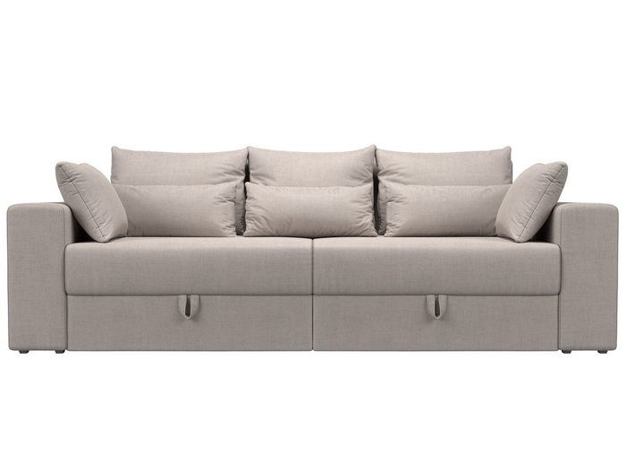 Прямой диван-кровать Мэдисон бежевого цвета - купить Прямые диваны по цене 37990.0