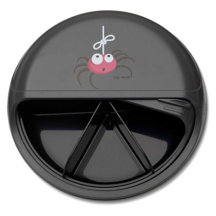 Ланч-бокс для перекусов Snack Disc Spider серого цвета - купить Емкости для хранения по цене 3910.0