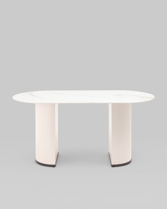 Стол обеденный Opera М белого цвета - лучшие Обеденные столы в INMYROOM