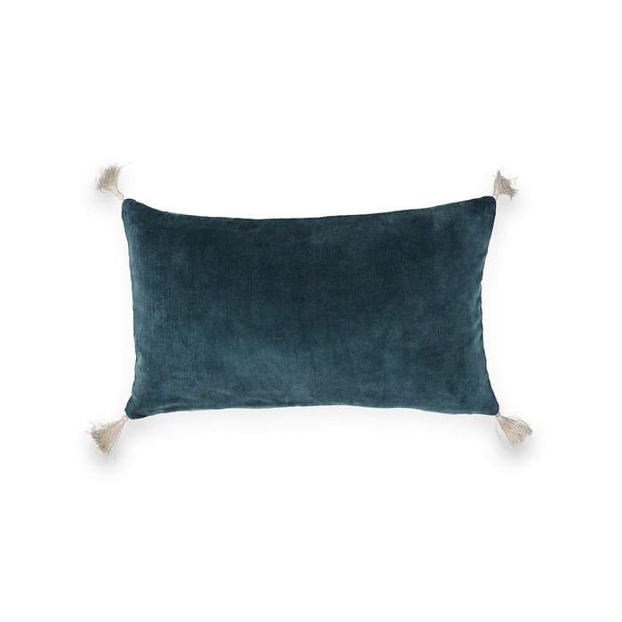 Чехол на подушку велюровый Cacolet синего цвета - купить Чехлы для подушек по цене 2395.0