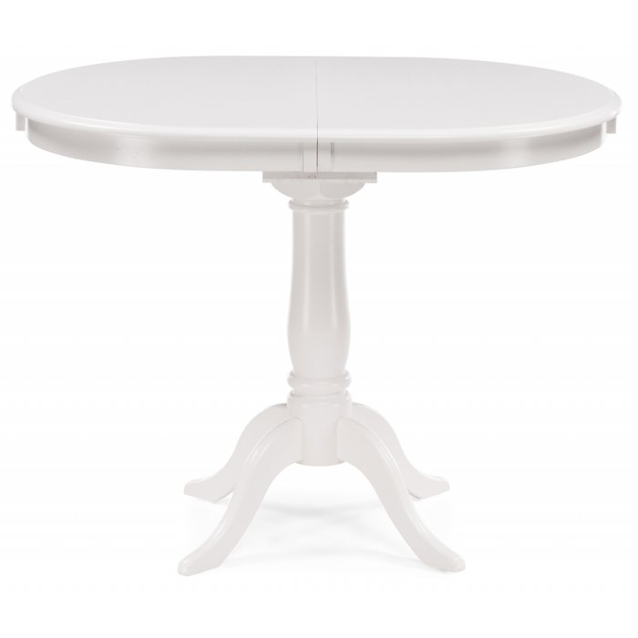 Раздвижной обеденный стол Moena 100х70 белого цвета - купить Обеденные столы по цене 22450.0