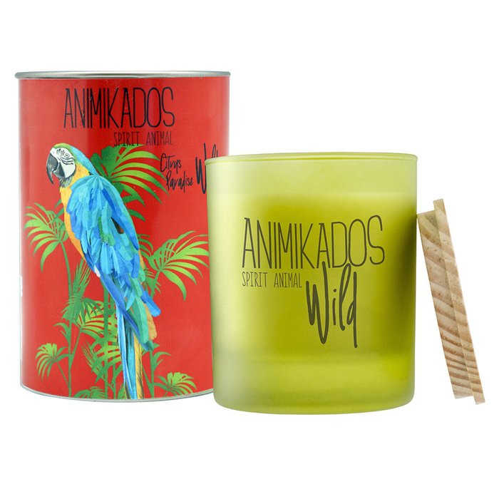 Ароматическая свеча Parrot - цитрусовый Wild