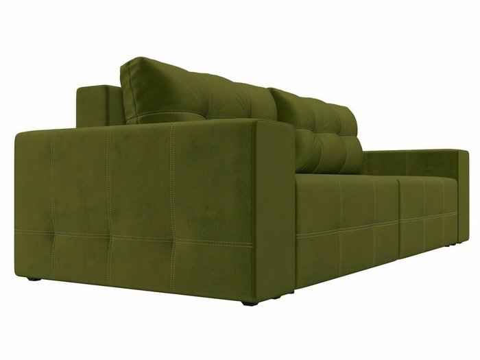 Прямой диван-кровать Перри зеленого цвета - лучшие Прямые диваны в INMYROOM