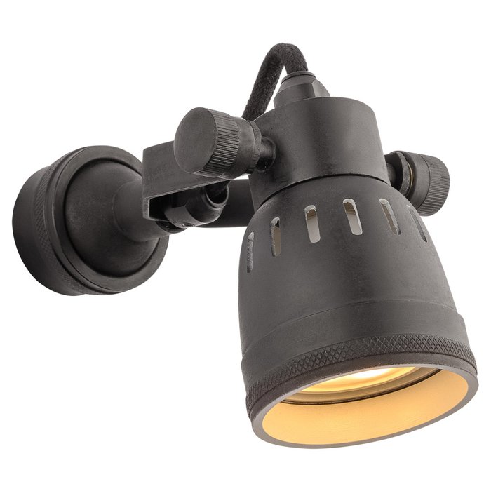 Настенный светильник черного цвета  - купить Бра и настенные светильники по цене 16000.0