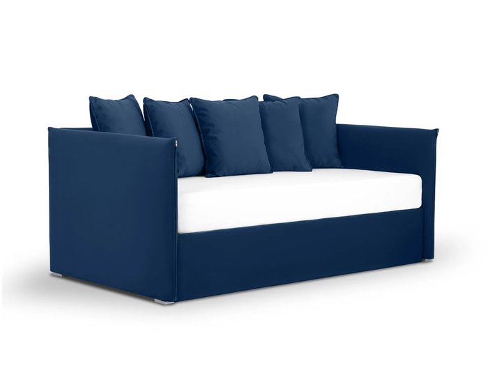 Диван-кровать Milano 90х190 темно-синего цвета - купить Кровати для спальни по цене 44280.0