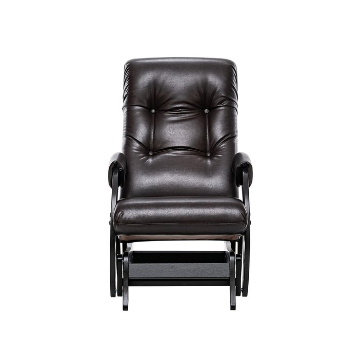 Кресло-глайдер Модель 68  с обивкой темно-коричневого цвета - купить Интерьерные кресла по цене 17338.0