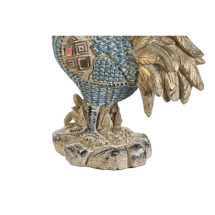 Декоративная фигура DKD Home Decor 14,3 x 7,5 x 20 cm Синий бирюзовый Петух Маринованный (2 штук) - купить Фигуры и статуэтки по цене 5075.0